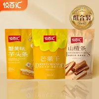 福袋组合山楂条100g芒果干50g芋头条50g（3袋共计200g）