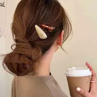 韩版醋酸鸭嘴夹发夹女简约三角形边夹刘海碎发夹带齿顶夹