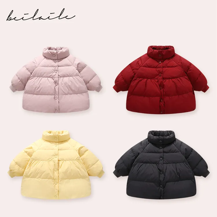 【高充绒三防石墨烯花苞羽绒服 小乐妈】婴儿童男女宝宝羽绒汉服G25