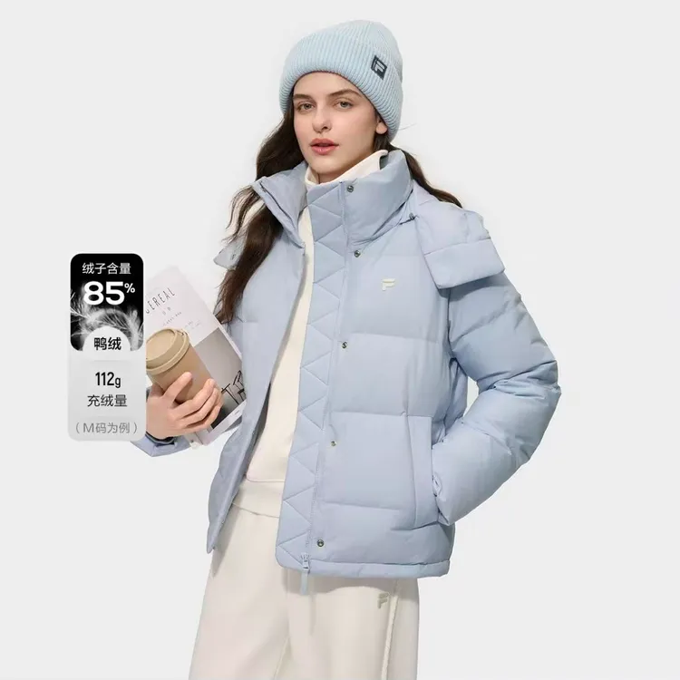 斐乐潮牌时尚女款流光风25冬季新款羽绒服T11W545901F