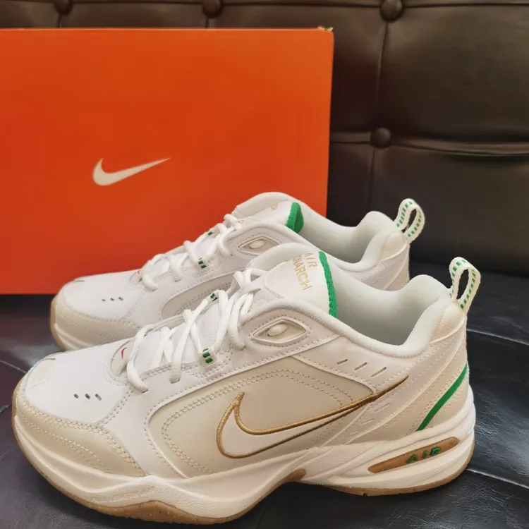 Nike耐克Air Monarch 4 男款米白老爹鞋休闲运动跑步鞋官方正品