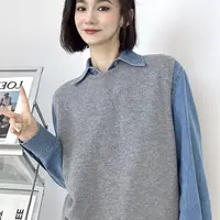 【商场同款】2025秋季新款灰色山羊绒针织马甲背心无袖坎肩1399667