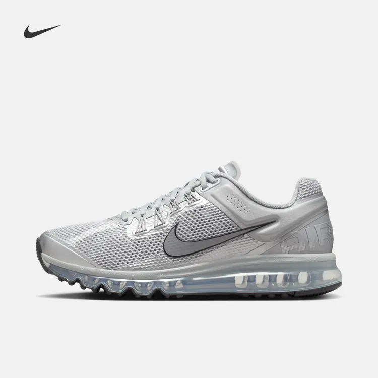Nike耐克AIR MAX 2013男运动鞋银灰色气垫鞋缓震跑步鞋HQ3025-001