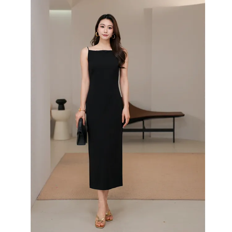 LYNEE  蝴蝶结吊带连衣裙新款时尚LGD2FST044