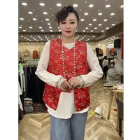 【苗姐优选】春季新款唐装新中式国风高级无袖马甲8723GRQ+3615QQ