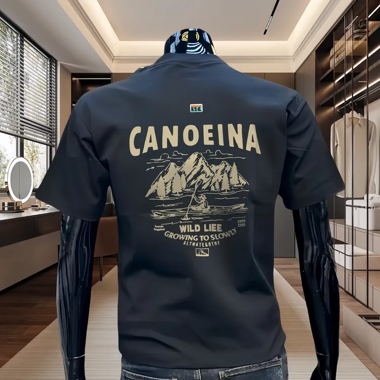 美式痞帅重磅纯棉短袖T恤夏季男新款男士T恤潮流爆款宽松短袖