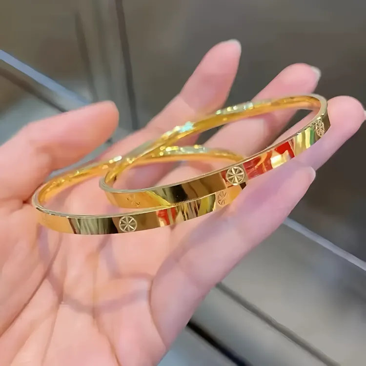 铜合金手镯 【AIOSC饰品】卡家米字镯时尚简约经典百搭