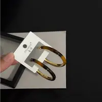 铁合金玻璃耳饰 【洋洋精选】2025秋季新款百搭简约气质时尚耳环