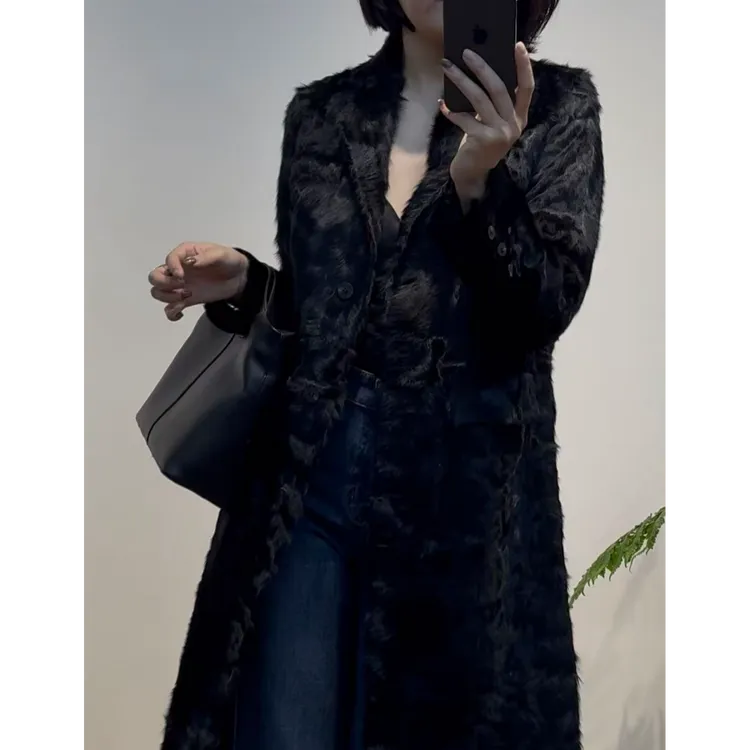TANTAN 百搭显瘦气质小胡羊外套2721