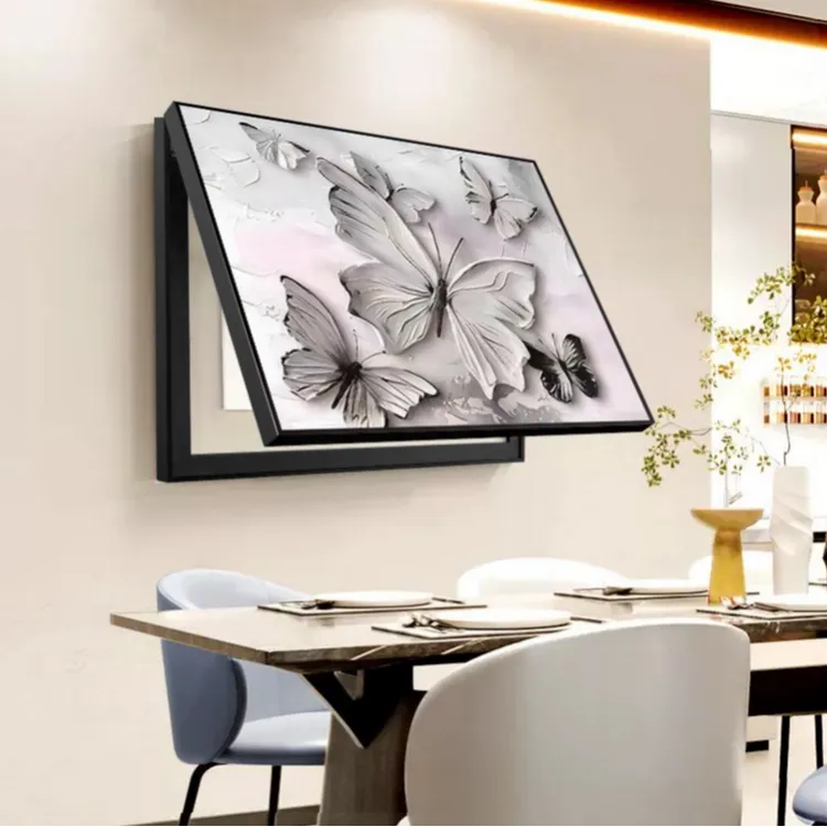 美式复古奶油风电表箱装饰画免打孔配电箱电闸箱电表盒遮挡网络箱