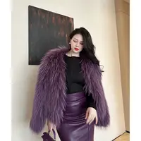闪闪日常推荐【人间富贵】新款外套冬季洋气保暖貉子毛女外套SS205