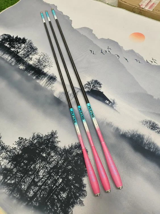 轻硬5H19调葫芦把鲫鱼竿  鲫鱼鲤鱼草鱼综合竿！硬度高！手感好！