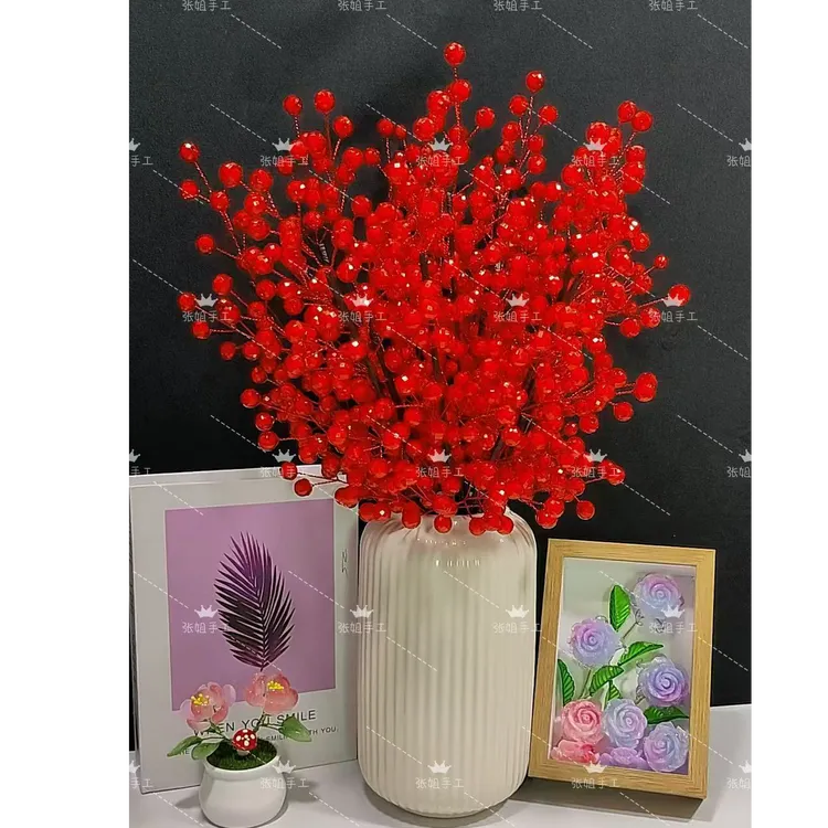 12大支一路长红(卡12切面珠)DIY材料包