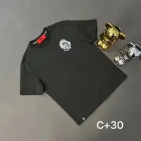 意大利C+潮品轻奢高端男士休闲宽松圆领百搭短袖D30