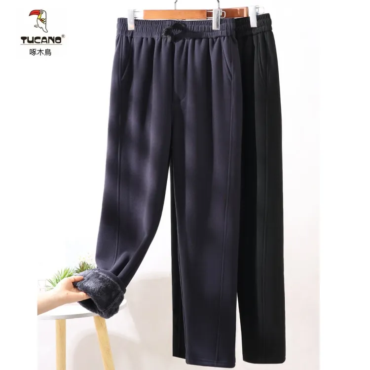 TUCANO/啄木鳥男士加绒裤冬季柔软弹力中老年