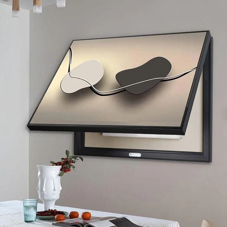 北欧轻奢电表箱装饰画免打孔家用电闸电箱遮挡挂画配电箱网络箱