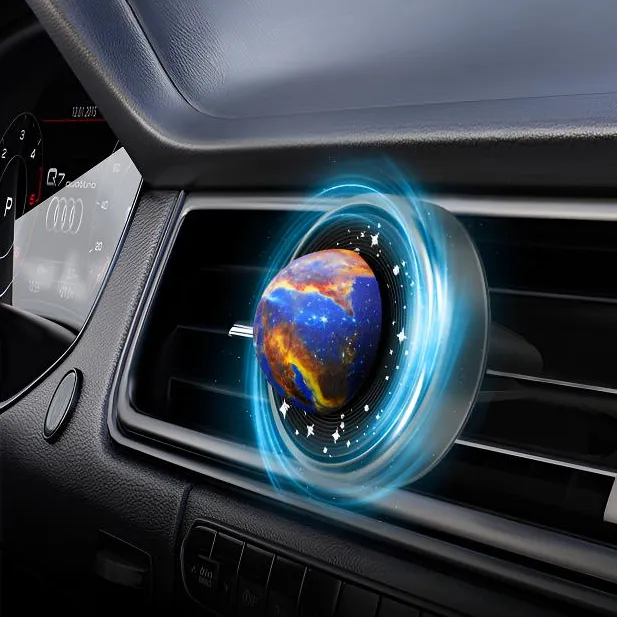 小星球车载香薰车内香水出风口旋转解压装饰高档持久淡香车用香氛