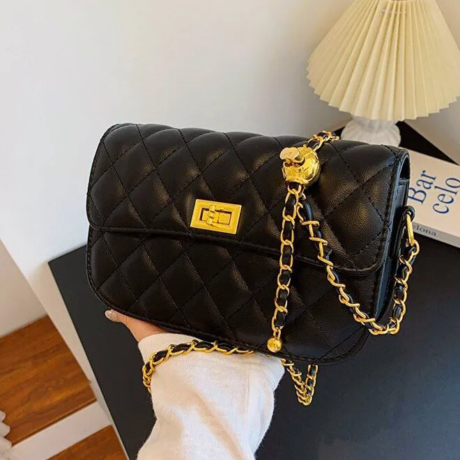 包包女款爆款2025单肩斜挎包网红洋气链条包潮流女士小众斜挎包包