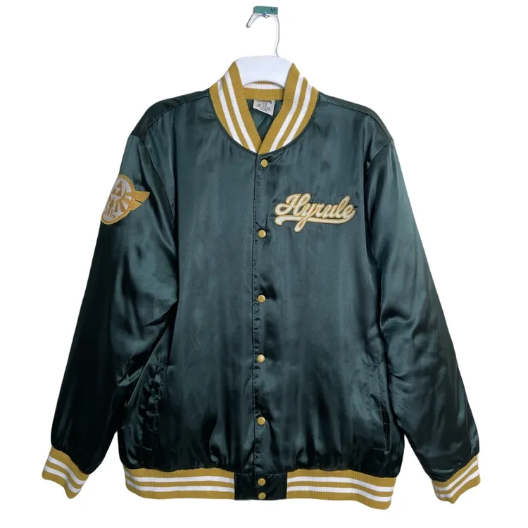 欧单ZELDA塞尔达潮牌男女冬季夹棉棒球服棉衣外套有大码