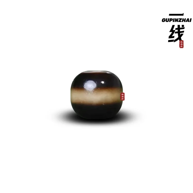 GUPINZHAI·天珠一线玛瑙老型珠精品珠宝天然原矿手工菩提手串配饰