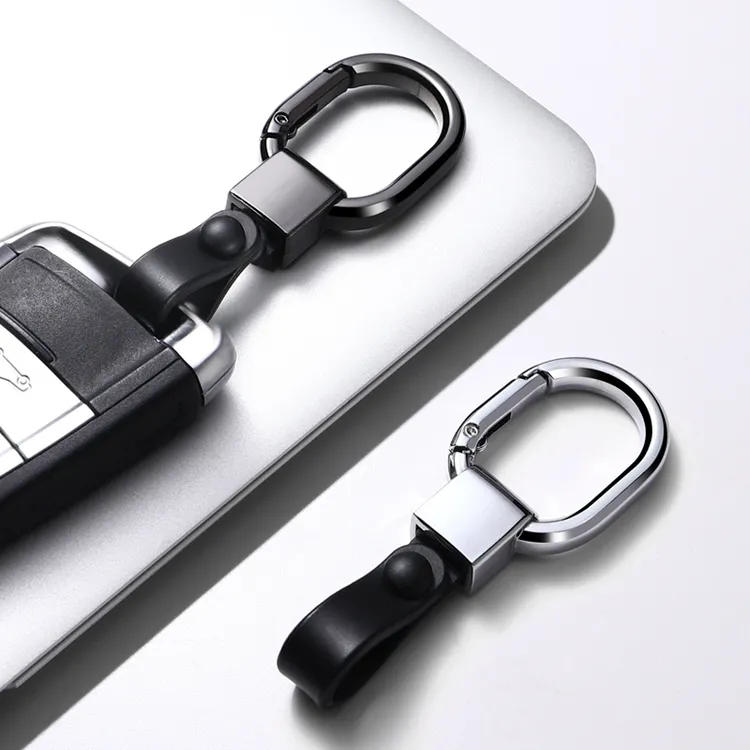 汽车钥匙扣男士挂件金属简约钥匙链腰挂扣环挂饰商务防丢锁匙扣