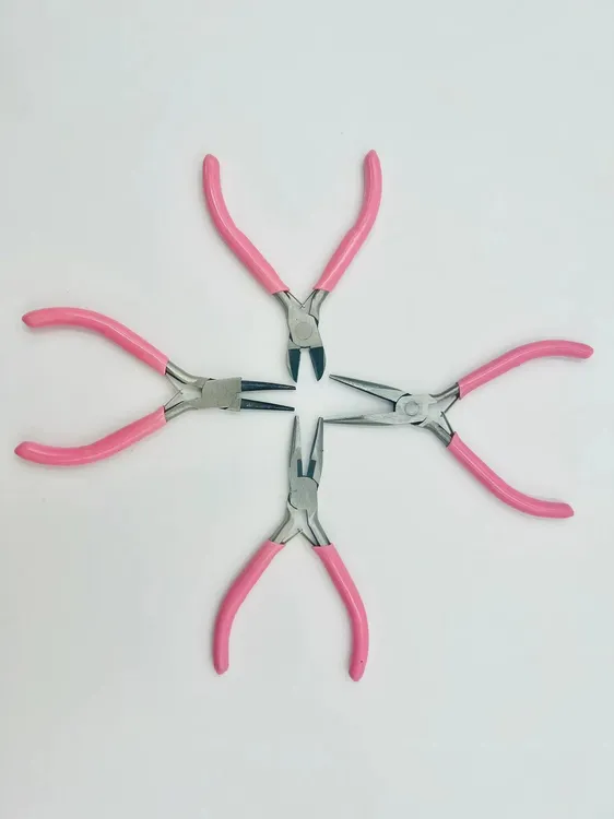 （新客立减)手工钳子珠宝钳多功能5寸迷你扭扭棒纯手工diy串珠配件