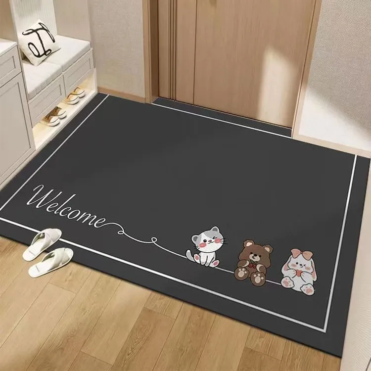 入户门地垫pvc皮革防滑脚垫进门门口可擦免洗家用防水可裁剪地毯