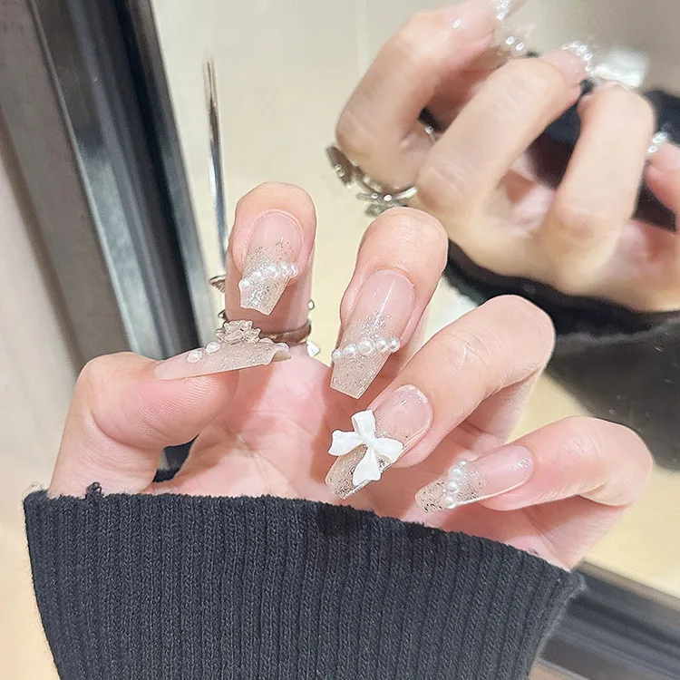 梳亭(长T) 纯手工穿戴甲 佩戴简单有效保存一年不氧化