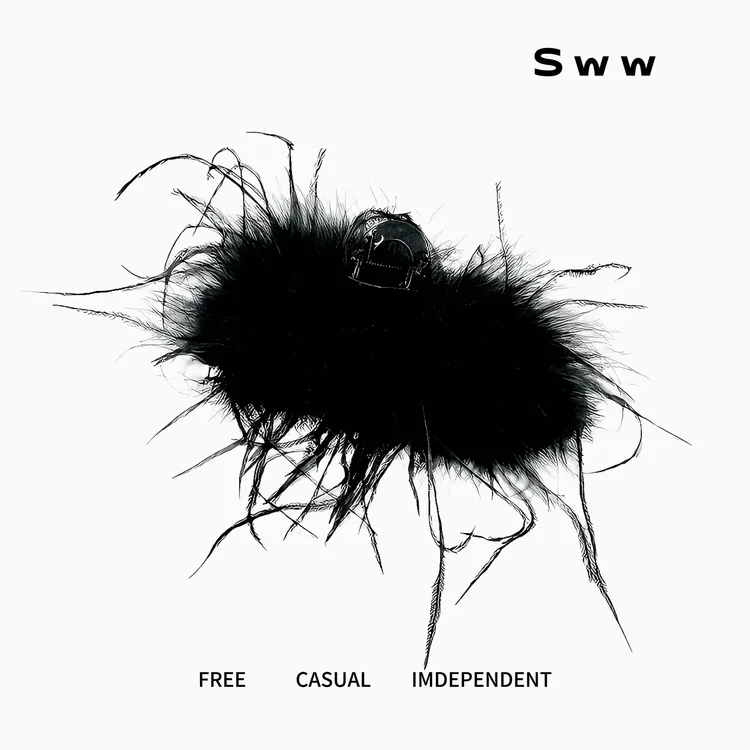 SWW超大手工高级驼毛加量毛毛抓夹显发量神器