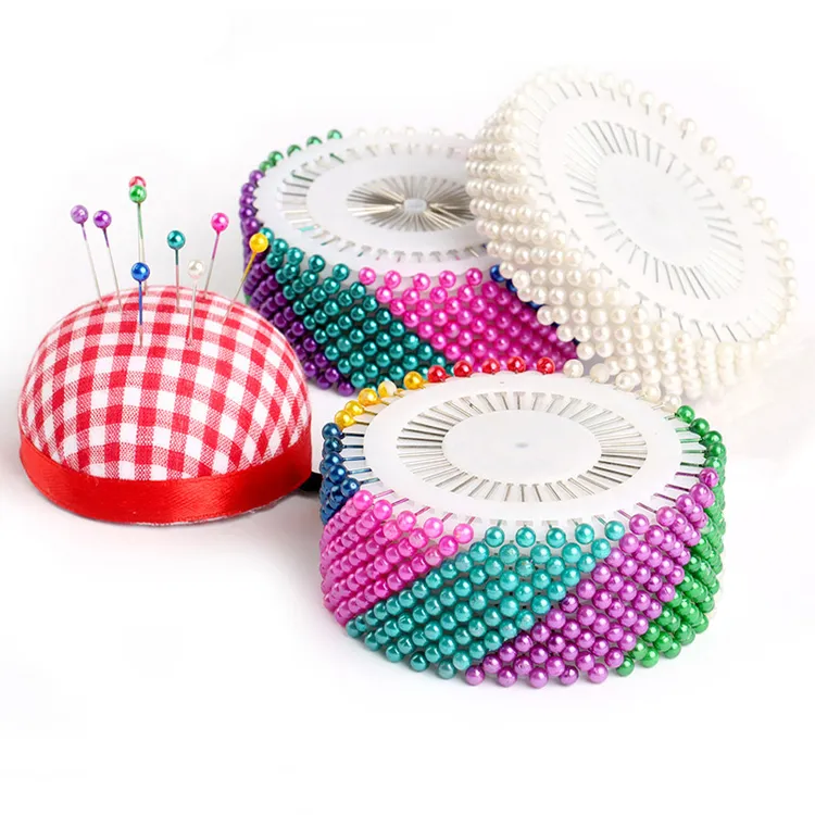 彩色大头针珠针定位固定服装立裁针珠光针大号定型针材料辅助工具