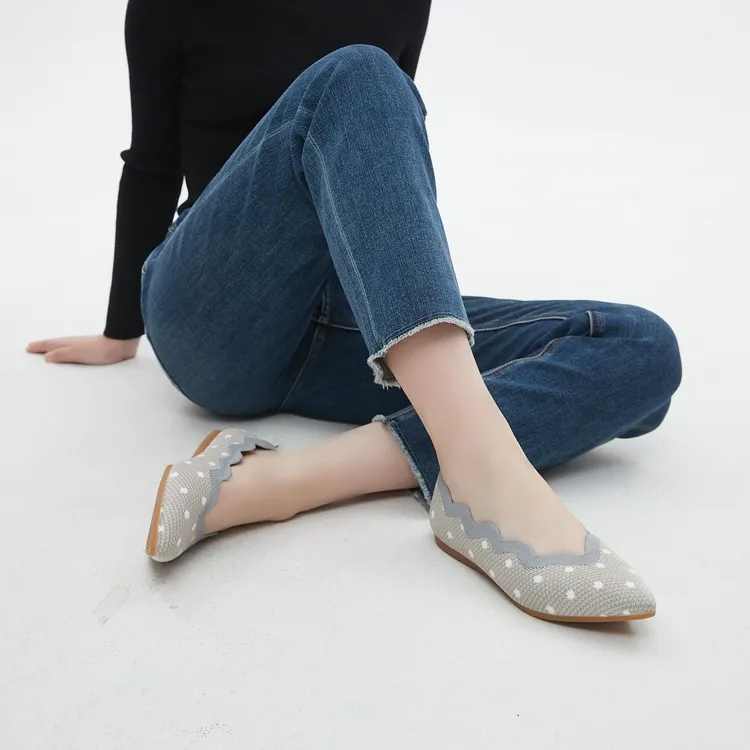 Seven Molly2025新款女鞋穿裙子爆款百搭轻奢软底浅口尖头休闲夏