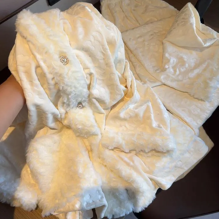 睡衣女冬海岛绒秋冬季新款网红爆款长袖长裤两件套保暖家居服套装