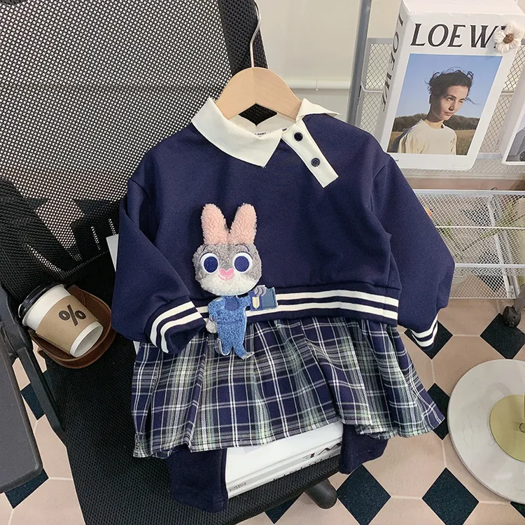 【米家原创】女童套装秋季洋气2025新款网红儿童秋装春秋休闲两件套