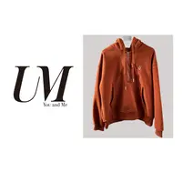 【U.M】优米连帽抽绳半拉链卫衣宽松套头休闲百搭