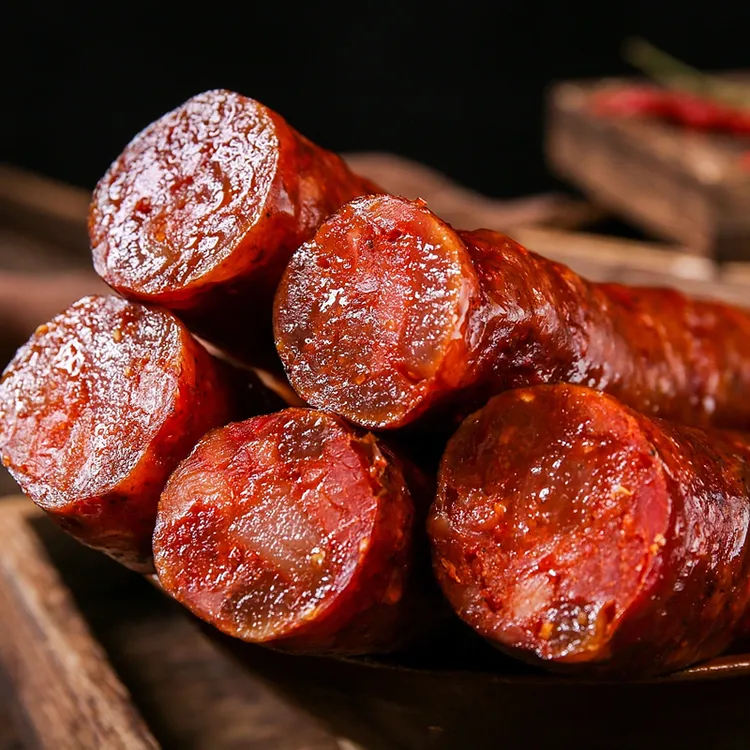 农家手工麻辣香肠纯猪肉灌制腊肠老少皆宜散装真空腊味美食