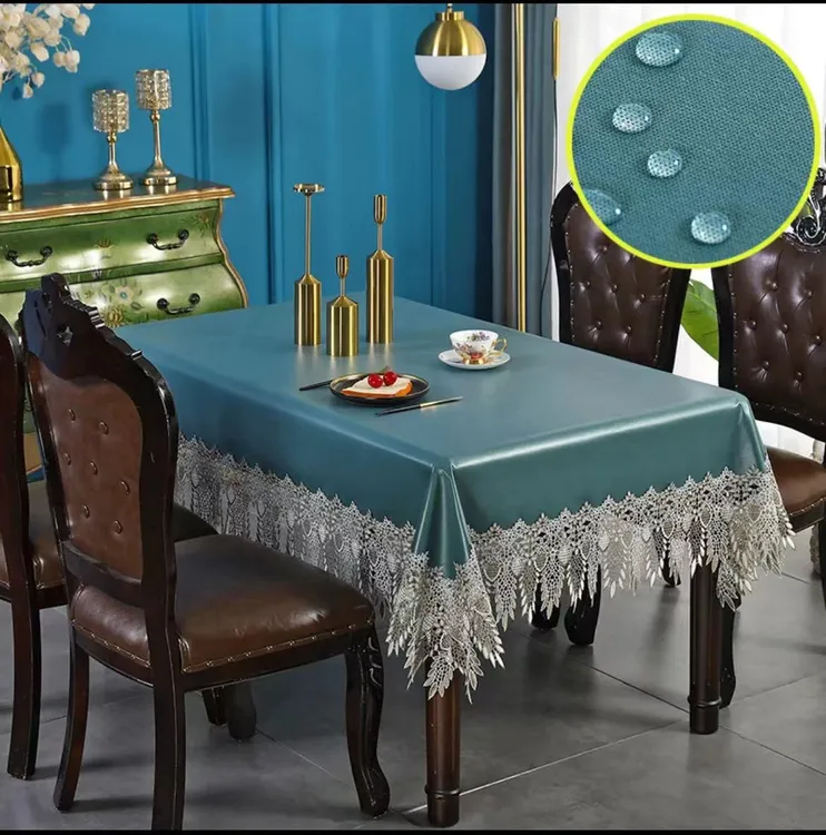 【防水防油防烫可机洗】圆形、椭圆形、长方形桌布、餐桌桌布茶几布