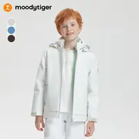 moodytiger【活动】儿童三合一羽绒内胆简约时尚防风外套【H】