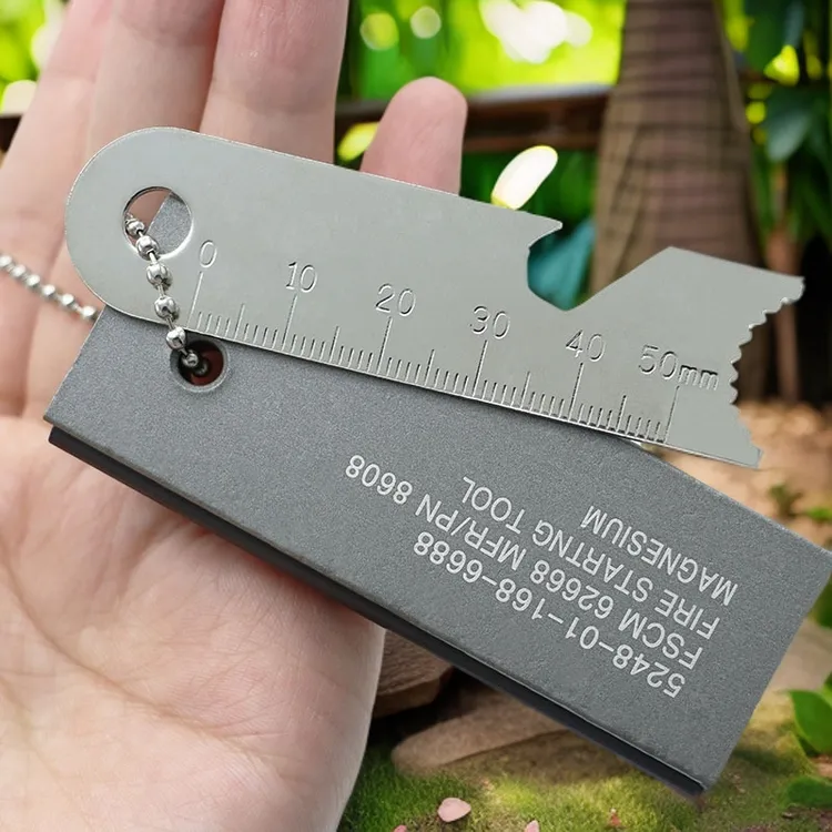 旅鹿户外耐高温镁棒石野营镁棒打火石方块2025旅游装备户外打火石