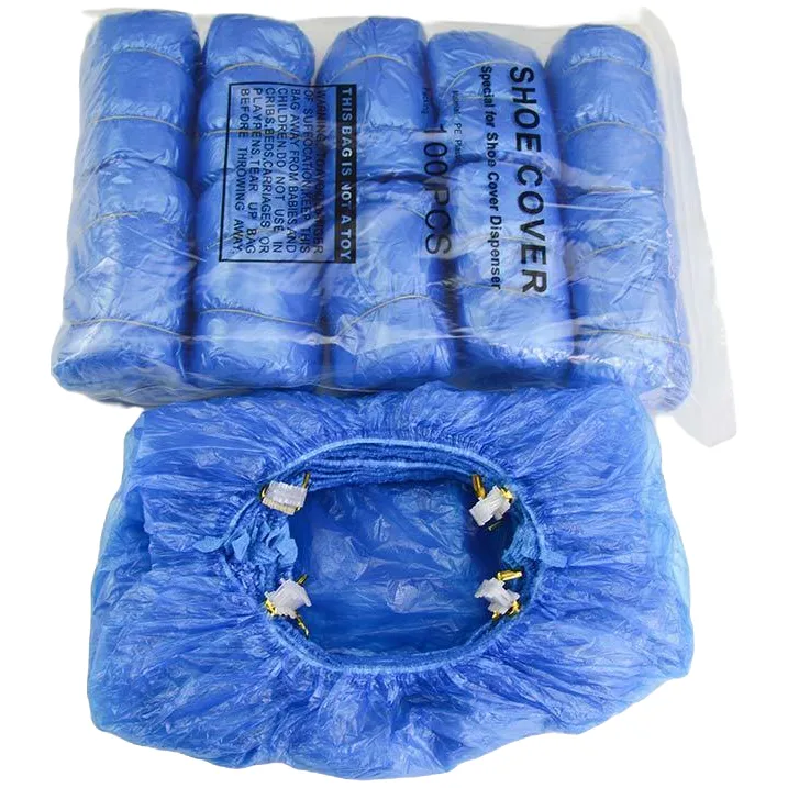 防尘鞋套室内一次性防水塑料耐磨家用防滑防臭脚脚踩全自动鞋套