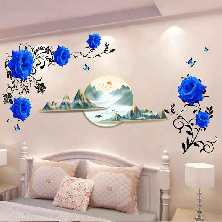 墙贴画房间床头卧室墙壁墙面装饰墙纸自粘客厅电视背景墙贴纸贴花