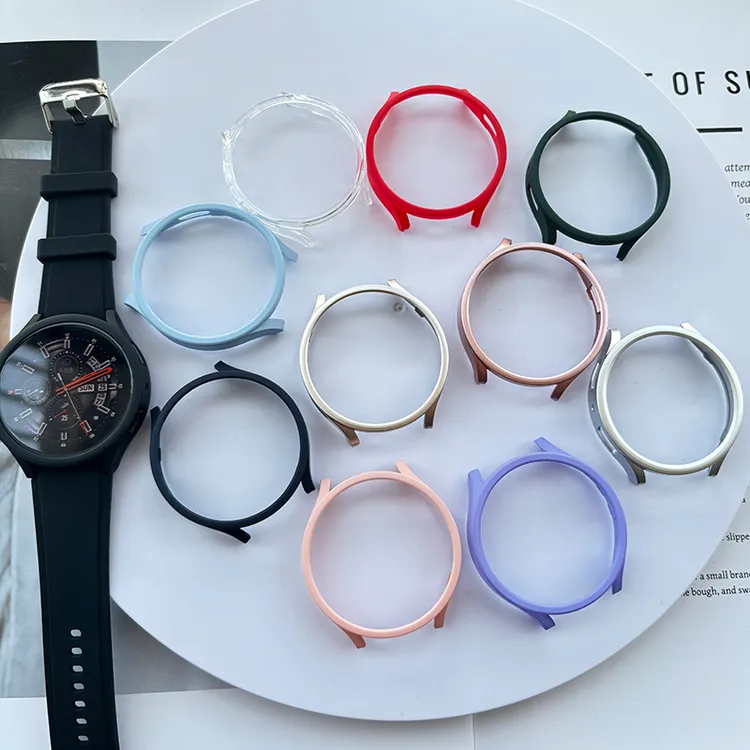 适用三星galaxy watch74/5Pro/6/6classic手表镂空保护壳硬表壳套