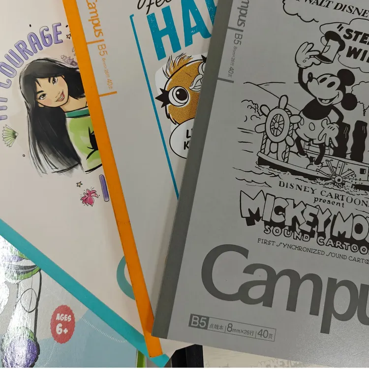 国誉胶装本集 联名系列B5米奇玩具总动员公主款campus本子
