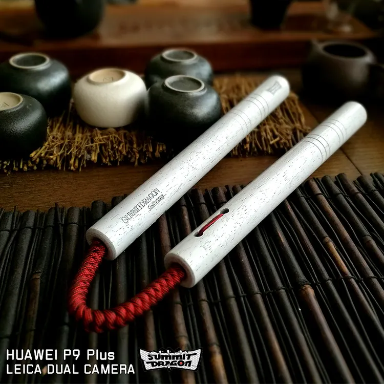 summitdragon风尚白实木双截棍实战练习防身武器表演二节棍双节棍