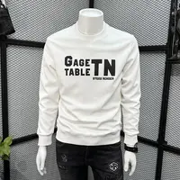 加绒加厚美式重磅卫衣男春秋款高街上衣冬季打底衫长袖潮牌外套男