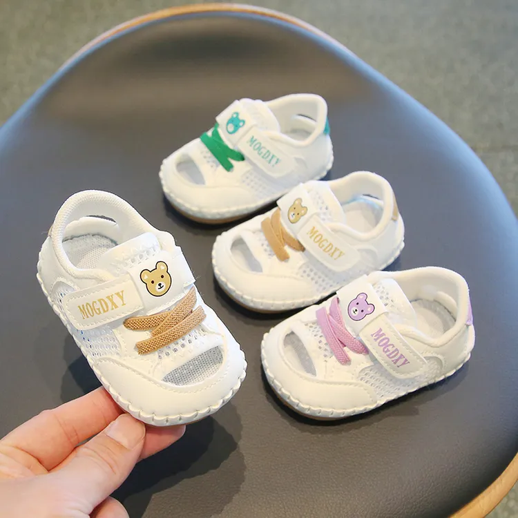 夏季婴儿凉鞋鞋软底防滑0-1岁男女童鞋女宝宝鞋3-6-12个月学步鞋