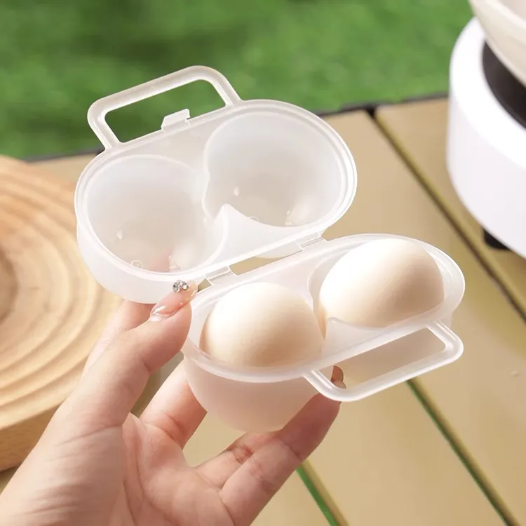 鸡蛋收纳保鲜盒户外防震便携防摔盒旅行用蛋托分装盒保护装蛋神器