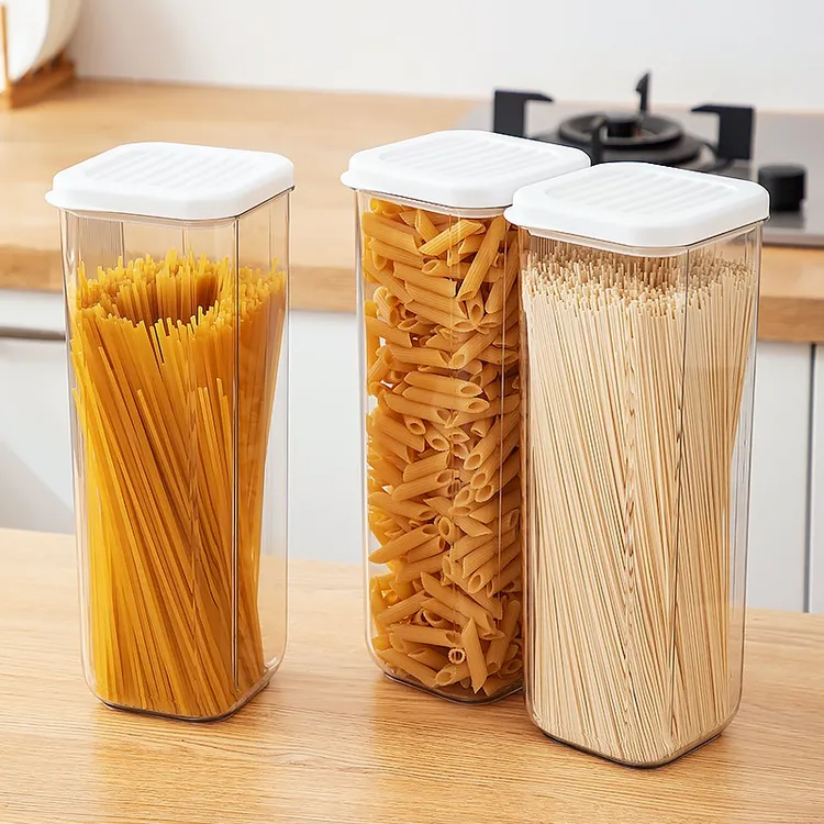 面条收纳盒食品级大容量厨房放面条密封罐意面桶五谷杂粮储物罐mr