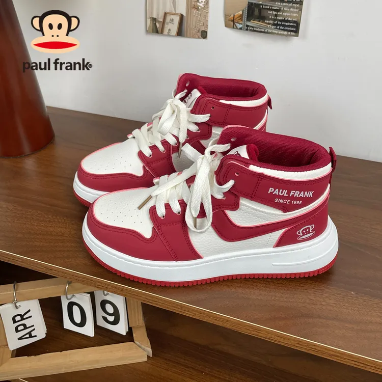 大嘴猴高帮休闲鞋子女鞋2025秋冬新款经典板鞋软底舒适情侣款潮鞋