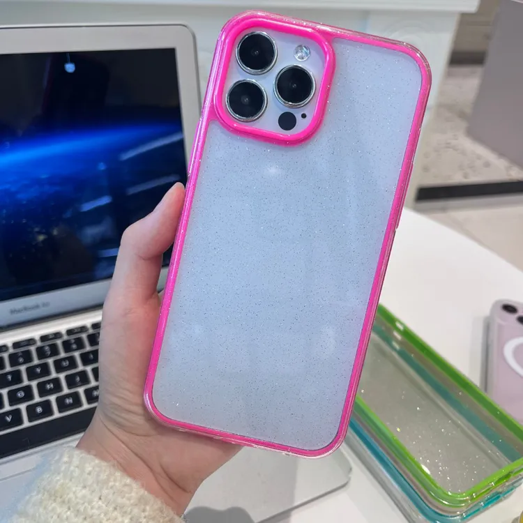 苹果13手机壳iPhone14promax透明闪粉11pro防摔高级感12新款plus