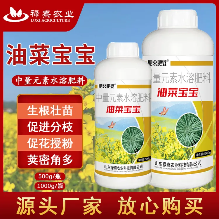 油菜宝宝促分支提高出油率促花授粉抗倒伏籽粒饱满油菜叶面肥